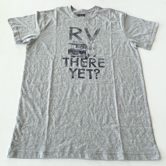NEW State of Mine Men’s Short Sleeve Grey RV There Yet? Graphic T-Shirt - Picture 3 of 8